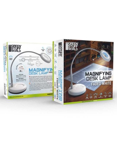MAGNIFYING DESK LAMP - BLANCO/WHITE
