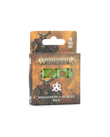 AOS: MAGGOTKIN OF NURGLE - DICE SET