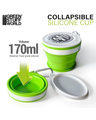 COLAPSIBLE SILICONE CUP 170ML