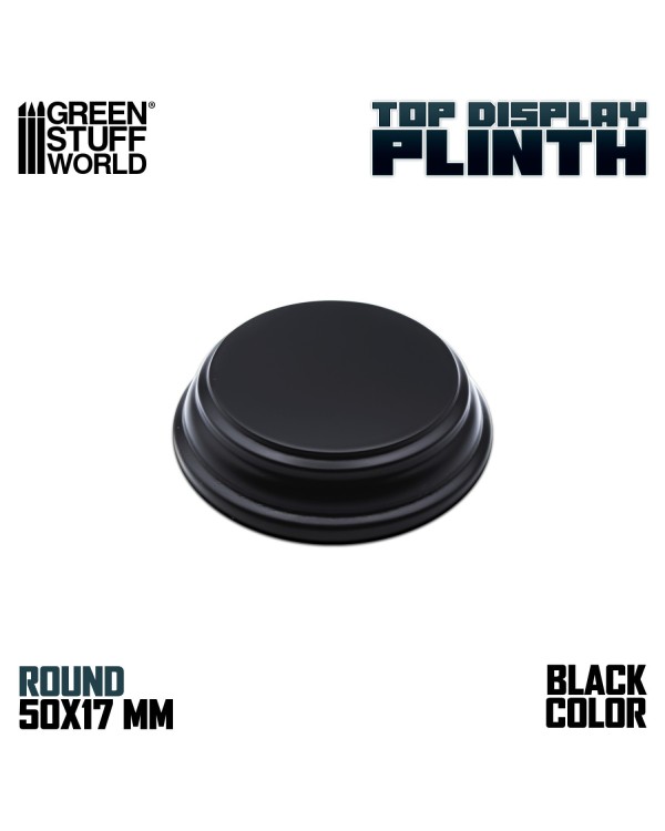 TOP DISPLAY PLINTH ROUND 50X17MM