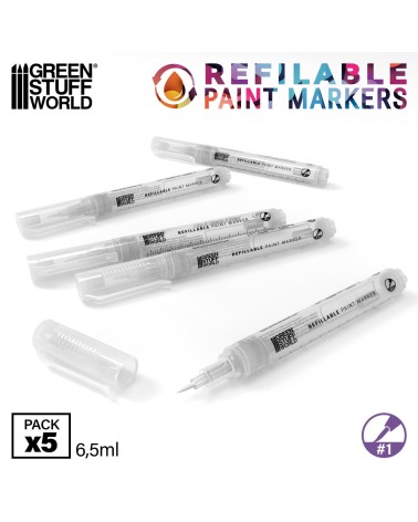REFILLABLE PAINT MAKERS 1 X5