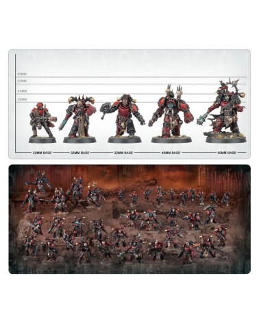 40K: CHAOS SPACE MARINES - LORDS OF THE MALESTORM BATTLEFORCE