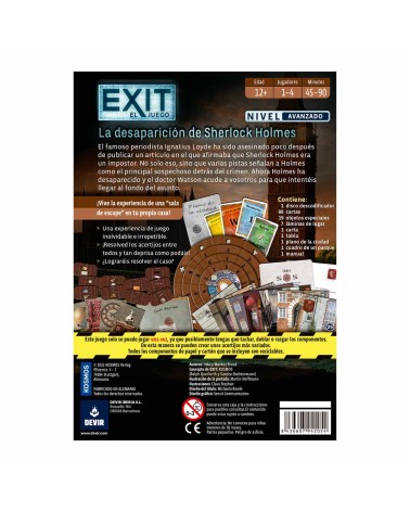 EXIT - LA DESAPARICIÓN DE SHERLOCK HOLMES