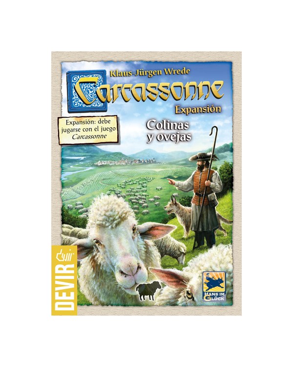 CARCASSONNE COLINAS Y OVEJAS