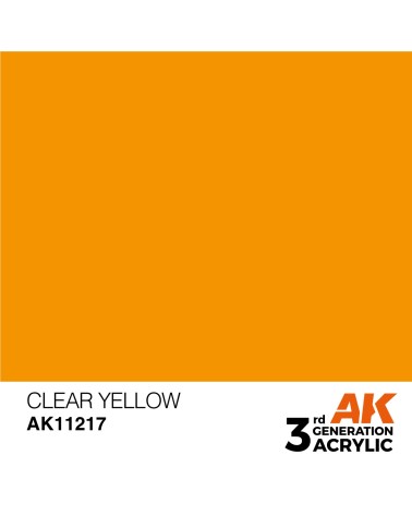 CLEAR YELLOW (17ML) - STANDARD COLOR