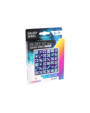 NEPTUNE D6 DICE SET 12 MM (36 PCS)