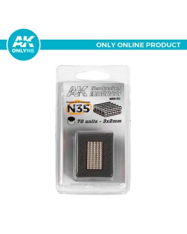 NEODYNIUM MAGNETS 3X2MM N35
