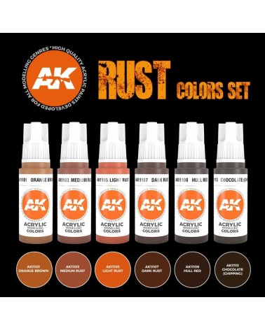 RUST COLORS SET