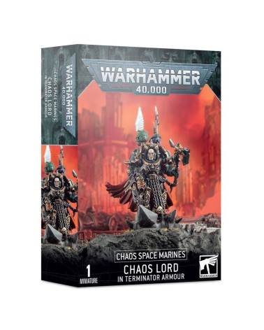 40K: CHAOS SPACE MARINES - CHAOS LORD IN TERMINATOR ARMOUR
