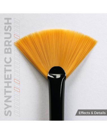 FAN SHAPE - SYNTHETIC BRUSH