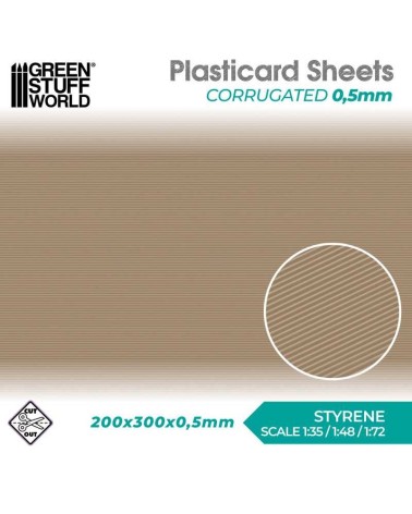 CORRUGATED 0.5MM SCALE 1:72 / 1:48 / 1:35