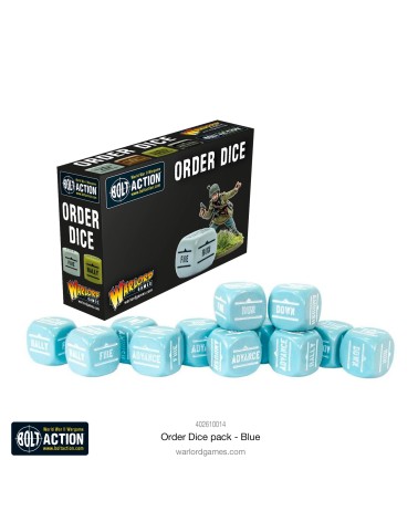 BOLT ACTION: ORDERS DICE PACK BLUE