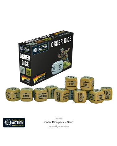 BOLT ACTION: ORDERS DICE PACK SAND