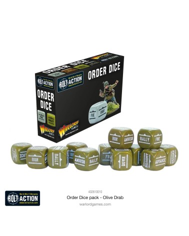 BOLT ACTION: ORDERS DICE PACK OLIVE DRAB