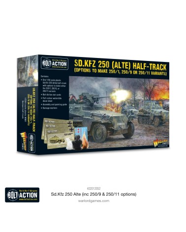 SD.KFZ. 250 (ALTE) HALF-TRACK (OPTIONS TO MAKE 250/1, 250/9 OR 250/11 VARIANTS)