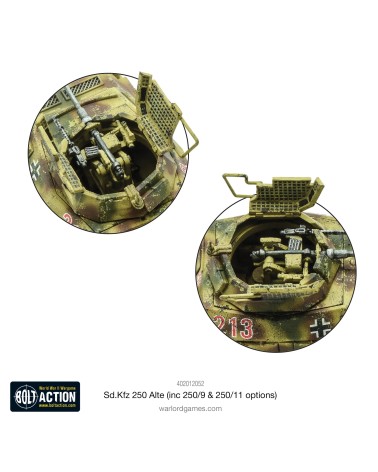 SD.KFZ. 250 (ALTE) HALF-TRACK (OPTIONS TO MAKE 250/1, 250/9 OR 250/11 VARIANTS)