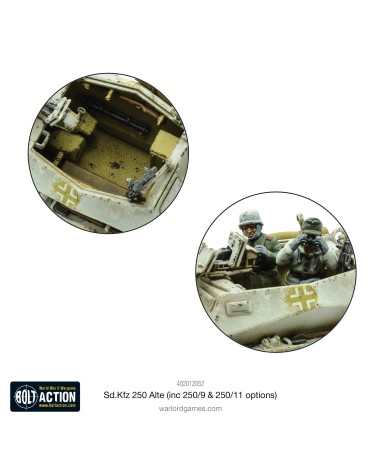 SD.KFZ. 250 (ALTE) HALF-TRACK (OPTIONS TO MAKE 250/1, 250/9 OR 250/11 VARIANTS)