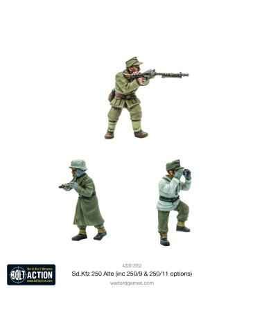 SD.KFZ. 250 (ALTE) HALF-TRACK (OPTIONS TO MAKE 250/1, 250/9 OR 250/11 VARIANTS)