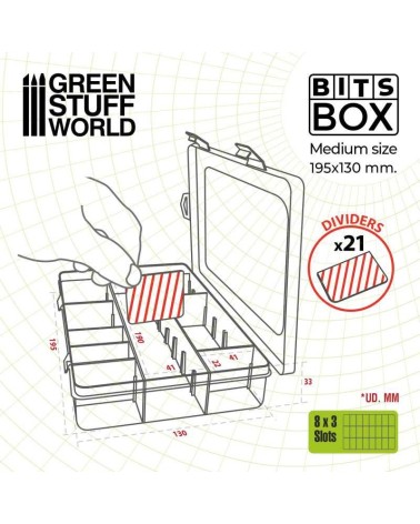 BITS BOX M GREEN STUFF