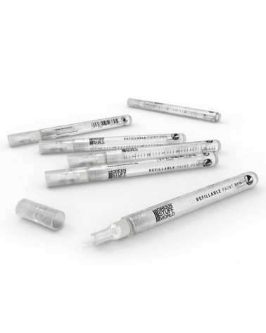 REFILLABLE PAINTS PENS 0.7 X6