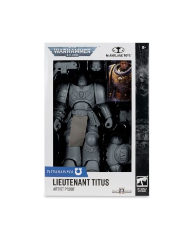 WARHAMMER 40K FIGURA LIUTENANT TITUS (ULTRAMARINES) ARTIST PROOF 18CM