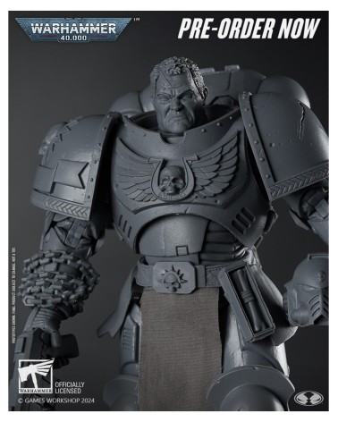 WARHAMMER 40K FIGURA LIUTENANT TITUS (ULTRAMARINES) ARTIST PROOF 18CM