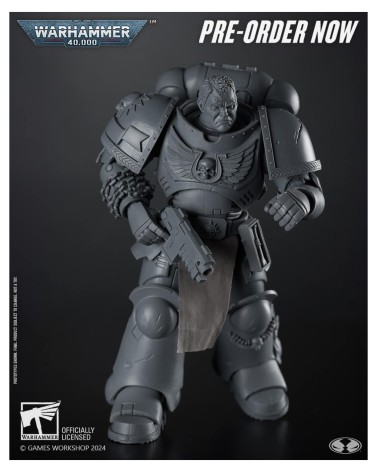 WARHAMMER 40K FIGURA LIUTENANT TITUS (ULTRAMARINES) ARTIST PROOF 18CM