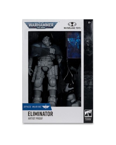 WARHAMMER 40K FIGURA ELIMINATOR (SPACE MARINE) ARTIST PROOF 18CM
