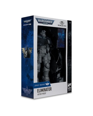 WARHAMMER 40K FIGURA ELIMINATOR (SPACE MARINE) ARTIST PROOF 18CM