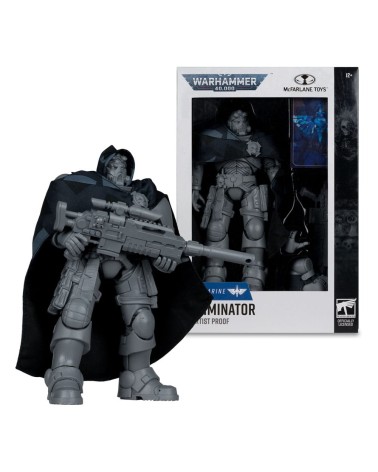 WARHAMMER 40K FIGURA ELIMINATOR (SPACE MARINE) ARTIST PROOF 18CM