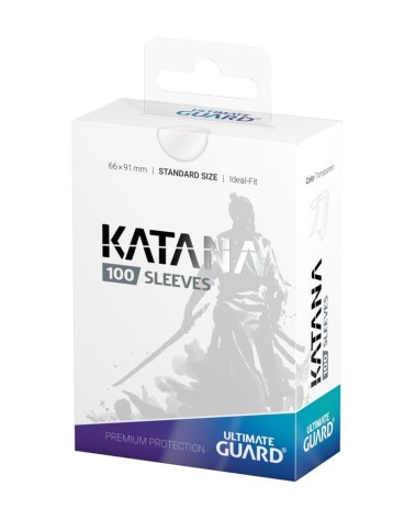 ULTIMATE GUARD KATANA SLEEVES TAMAÑO STANDARD TRANSPARENTE (100)