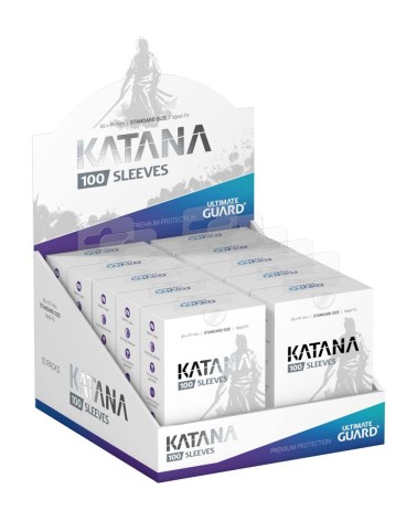 ULTIMATE GUARD KATANA SLEEVES TAMAÑO STANDARD TRANSPARENTE (100)