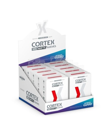 ULTIMATE GUARD CORTEX SLEEVES TAMAÑO ESTÁNDAR ROJO MATE (100)