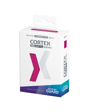 ULTIMATE GUARD CORTEX SLEEVES TAMAÑO ESTÁNDAR ROSA MATE (100)