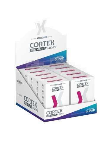 ULTIMATE GUARD CORTEX SLEEVES TAMAÑO ESTÁNDAR ROSA MATE (100)