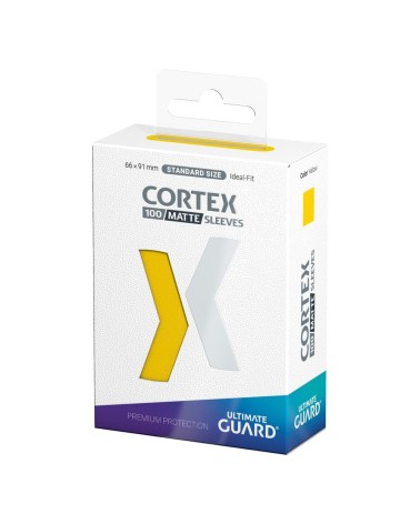 ULTIMATE GUARD CORTEX SLEEVES TAMAÑO ESTÁNDAR ROJO AMARILLO (100)