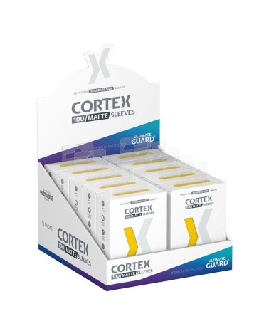 ULTIMATE GUARD CORTEX SLEEVES TAMAÑO ESTÁNDAR ROJO AMARILLO (100)