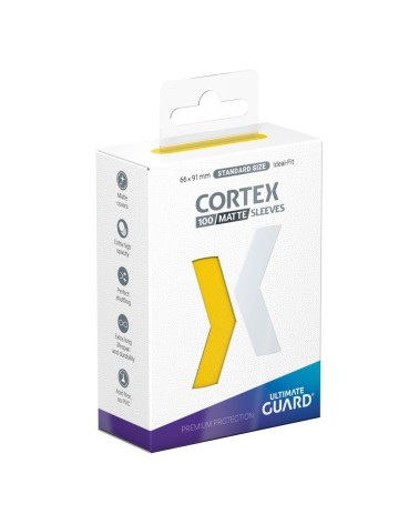 ULTIMATE GUARD CORTEX SLEEVES TAMAÑO ESTÁNDAR ROJO AMARILLO (100)