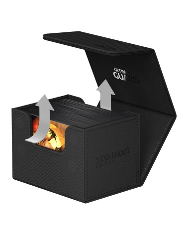 ULTIMATE GUARD SIDEWINDER 100+ XENOSKIN MONOCOLOR NEGRO