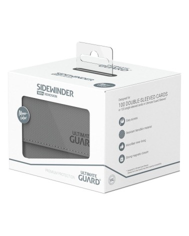 ULTIMATE GUARD SIDEWINDER 100+ XENOSKIN MONOCOLOR GRIS