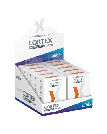 ULTIMATE GUARD CORTEX SLEEVES TAMAÑO ESTÁNDAR NARANJA MATE (100)