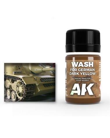 WASH DARK YELLOW 35ML