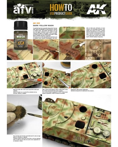 WASH DARK YELLOW 35ML