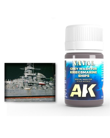 (NAVAL) WASH GREY FOR KRIEGSMARINE SHIPS 35ML