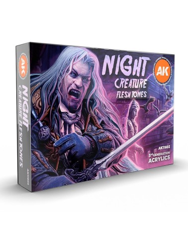 NIGHT CREATURE FLESH TONES COLORS SET