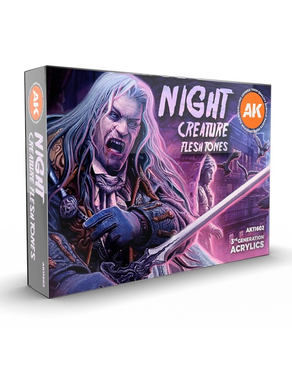 NIGHT CREATURE FLESH TONES COLORS SET