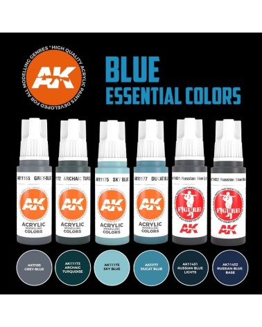 BLUE ESSENTIAL COLORS SET