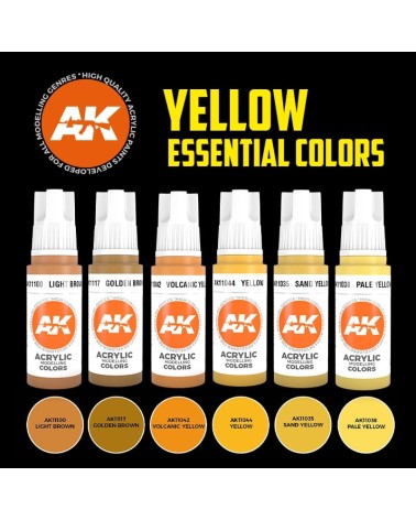YELLOW ESSENTIAL COLORS SET