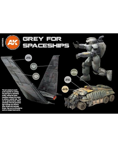 GREY FOR SPACE SHIP COLORS SET