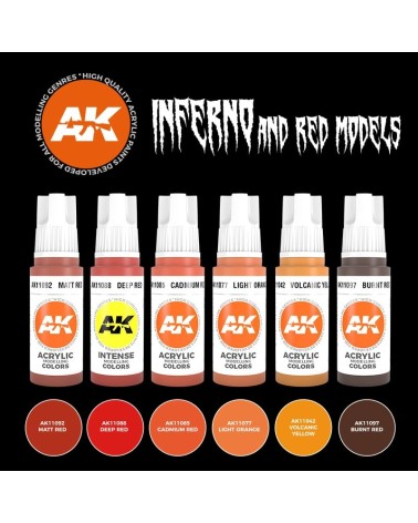 INFERNAL AND RED MODELS COLORS SET
